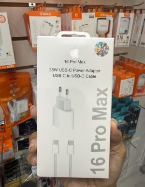 Carregador Tipo C/Tipo C 16 Pro Max 35W