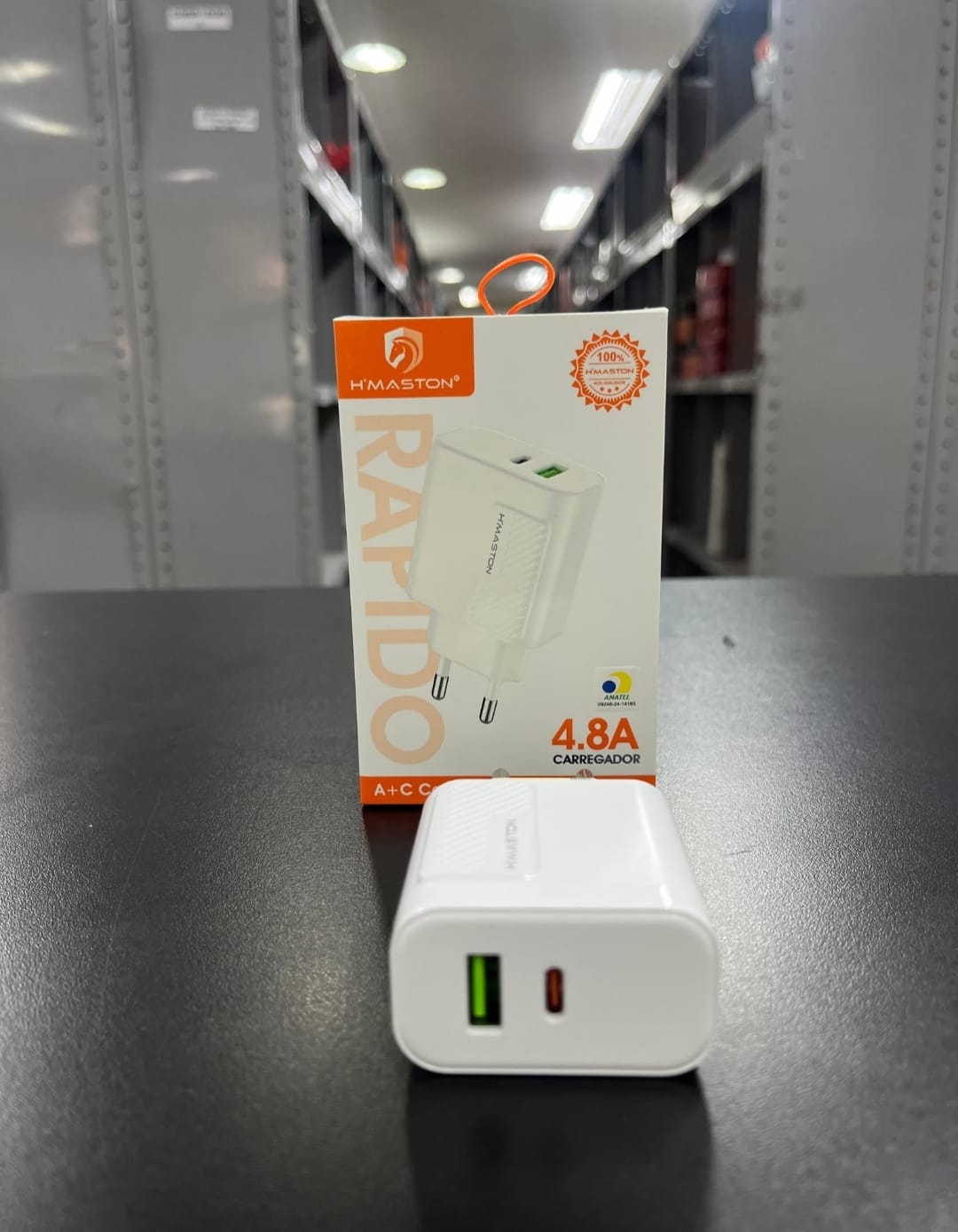 Fonte H'maston USB/Tipo C 4.8A