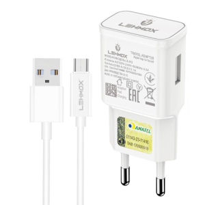 Carregador Lehmox Micro USB V8 3.1A