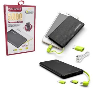 Carregador Portátil Kapbom 5000mAh